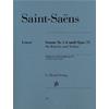 SAINT SAENS C.: SONATA N. 1 IN D MIN. OP. 75 FOR PIANO AND VIOLIN - URTEXT