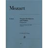MOZART W. A.: SONATAS FOR PIANO AND VIOLIN - FRAGMENTS - URTEXT
