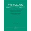TELEMANN G. P.: MUSICAL CHURCH SERVICE - LENT AND EASTER CANTATAS HIGH VOICE - PARTI + PARTITURA
