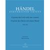 HANDEL G.F.: O PRAISE THE LORD WITH ONE CONSENT HWV 254 - VOCAL SCORE C-PF URTEXT
