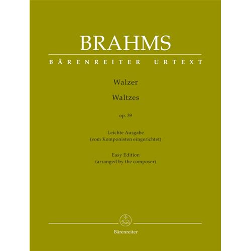 BRAHMS J.: WALZER OP. 39 EASY EDITION