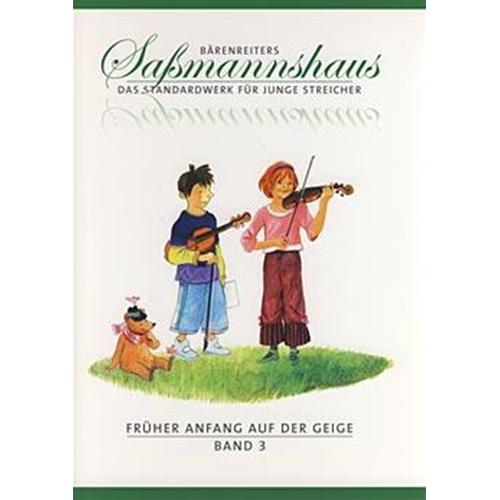 SASSMANNSHAUS E.: FRÜHER ANFANG AUF DER GEIGE VOL. 3