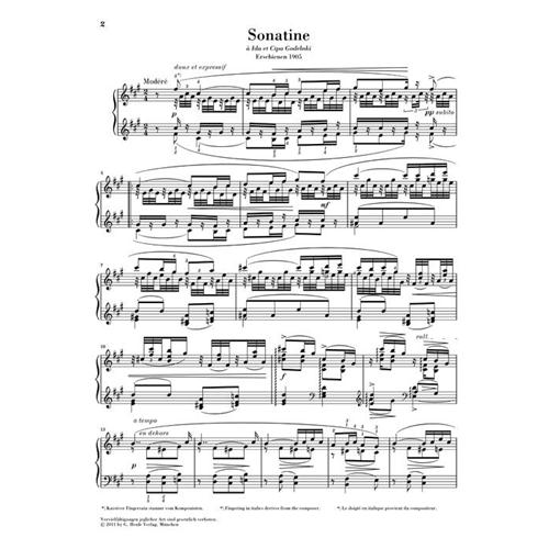 RAVEL M.: SONATINE - URTEXT