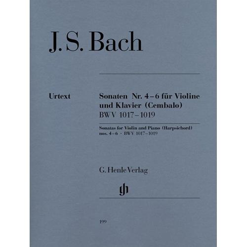 BACH J. S.: SONATAS 4 - 6 BWV 1017 - 1019 VIOLINO E PIANO