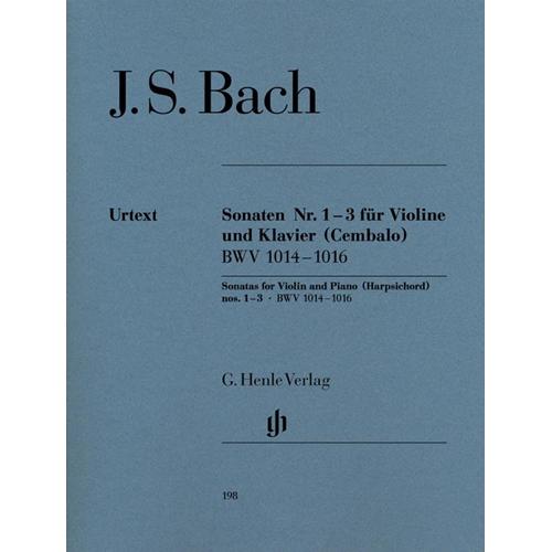 BACH J. S.: SONATAS 1 - 3 BWV 1014 - 1016 VIOLINO E PIANO