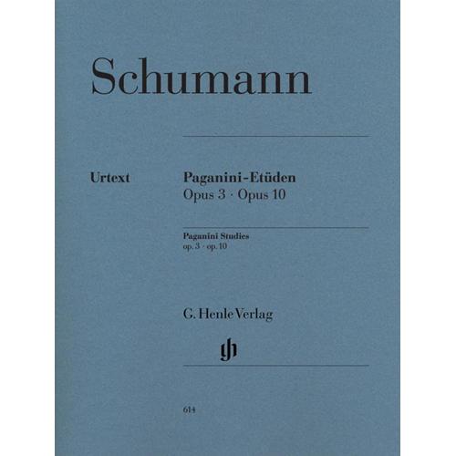 SCHUMANN R.: PAGANINI ETUDES OP. 3 - OP. 10 URTEXT