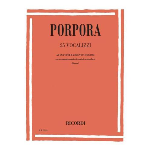 PORPORA N.: 25 VOCALIZZI