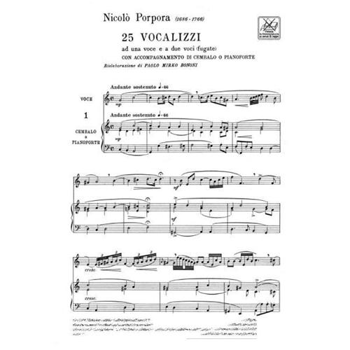 PORPORA N.: 25 VOCALIZZI