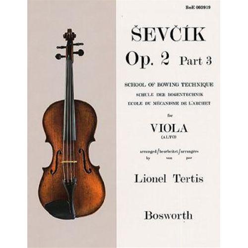 SEVCIK O.: SCHOOL OF BOWING TECHNIQUE OP. 2 PART. 3