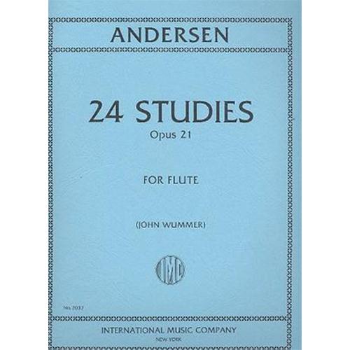 ANDERSEN J.: 24 STUDIES OP. 21 (J. WUMMER)