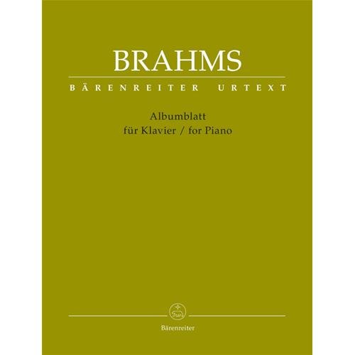 BRAHMS J.: ALBUMBLATT FOR PIANO