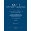 BACH J. S.: CHORAL SETTINGS FROM THE CHRISTMAS ORATORIO PART I-III BWV 248 - STUDY SCORE