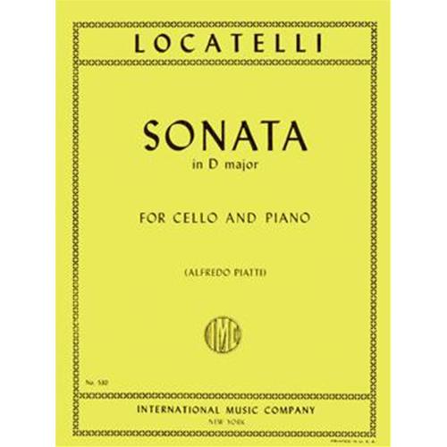 LOCATELLI P.: SONATA IN D MAJ PER VIOLONCELLO E PIANO (PIATTI)