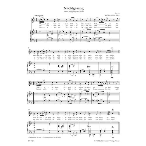 SCHUBERT F.: LIEDER VOL. 6 - MEDIUM VOICE URTEXT