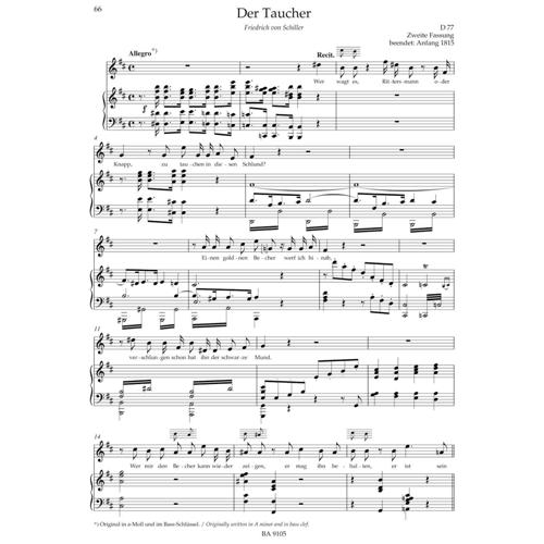 SCHUBERT F.: LIEDER VOL. 5 - HIGH VOICE URTEXT
