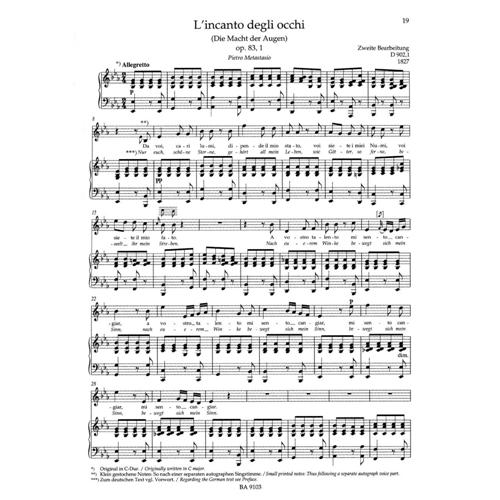 SCHUBERT F.: LIEDER VOL. 3 -  HIGH VOICE URTEXT