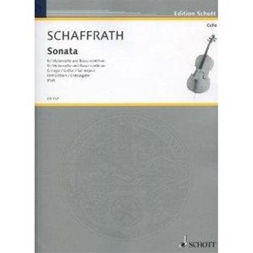 SCHAFFRATH C.: SONATA IN SOL MAG. PER VIOLONCELLO E BASSO CONTINUO