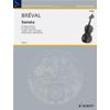 BREVAL J. B.: SONATA IN C MAJ. FOR VIOLA AND PIANO (STUTSCHEWSKY)