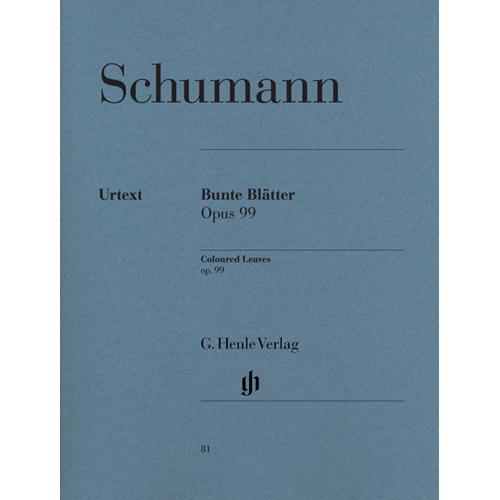 SCHUMANN R.: BUNTE BLATTER - COLOURED LEAVES OP. 99 URTEXT