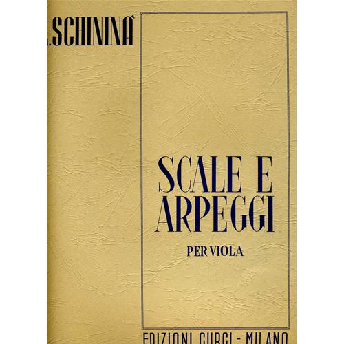 SCHININÀ L.: SCALE E ARPEGGI PER VIOLA