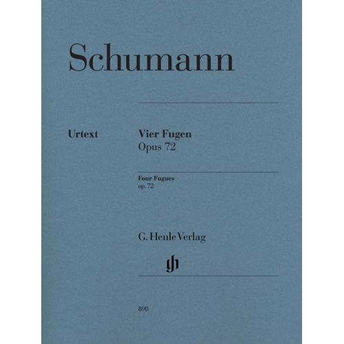 SCHUMANN R.: 4 FUGUES OP. 72 - URTEXT