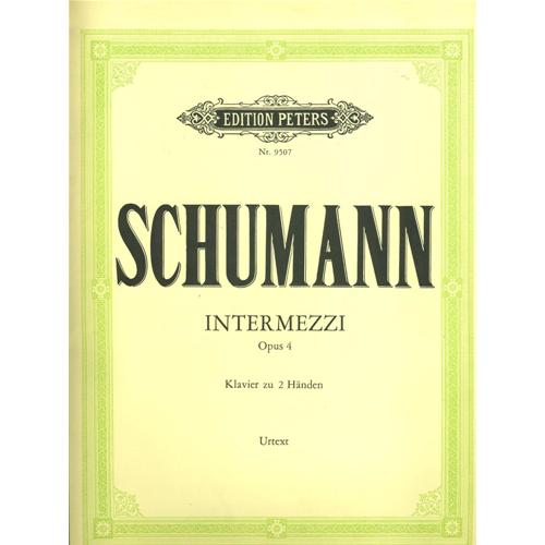 SCHUMANN R.: INTERMEZZI OP. 4 (KOHLER) URTEXT
