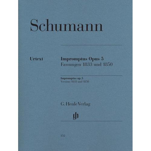 SCHUMANN R.: IMPROMPTUS - IMPROVVISO OP.5 (VERSIONS 1833 AND 1850) URTEXT