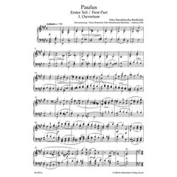 MENDELSSOHN B. F.: ST. PAUL OP. 36 - VOCAL SCORE C-PF URTEXT