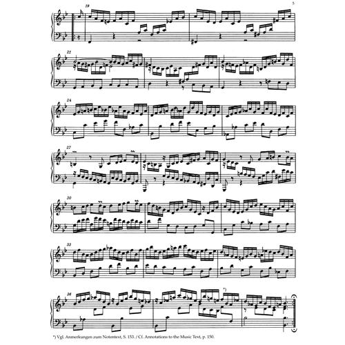BACH J. S.: 6 PARTITAS BWV 825 - 830 (SENZA DITEGGIATURA)