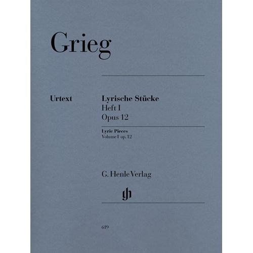 GRIEG E.: LYRIC PIECES - PEZZI LIRICI  OP. 12 VOL. 1 URTEXT