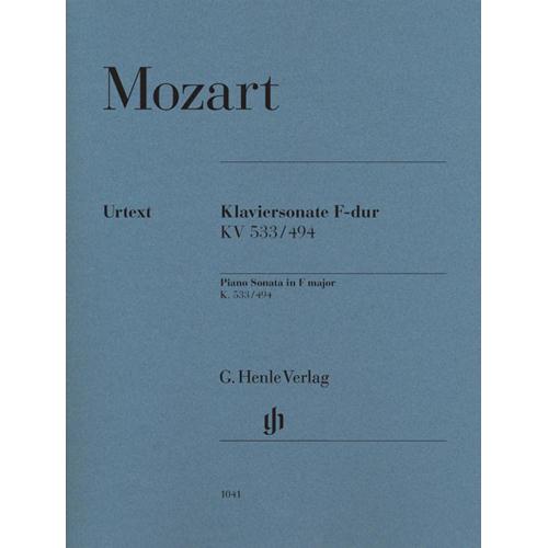 MOZART W. A.: PIANO SONATA KV533 / 494 IN F MAJ
