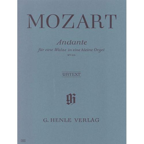 MOZART W. A.: ANDANTE FUR EINE WALZE IN EINE KLEINE ORGEL KV616 URTEXT