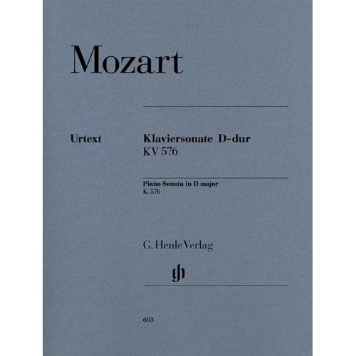 MOZART W. A.: PIANO SONATA D-MAJ KV576