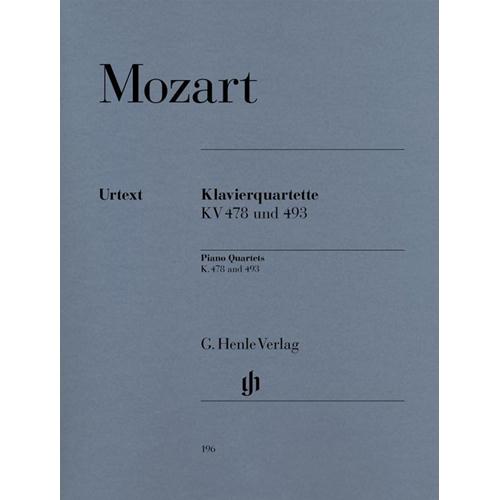 MOZART W. A.: PIANO QUARTETS KV478 AND KV493