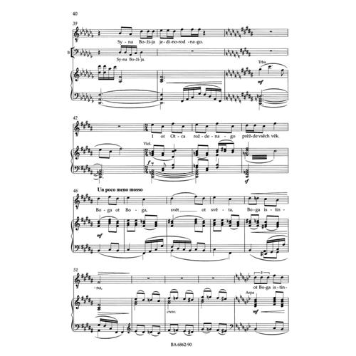 JANACEK L.: MSA GLAGOLSKAJA
