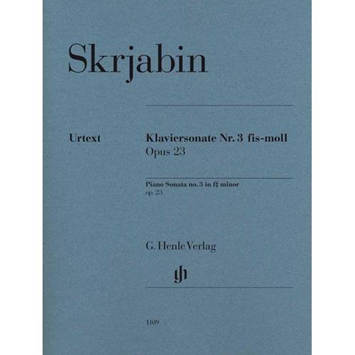 SKRJABIN A.: PIANO SONATA N. 3 OP. 23 IN FA# MIN URTEXT