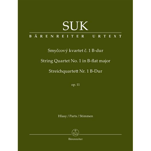 SUK J.: STRING QUARTET N. 1 IN B-FLAT MAJ MIN. OP. 11 - PARTI - URTEXT