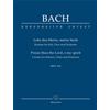 BACH J. S.: PRAISE THOU THE LORD, O MY SPIRIT BWV 143 - STUDY SCORE (FULL SCORE) URTEXT