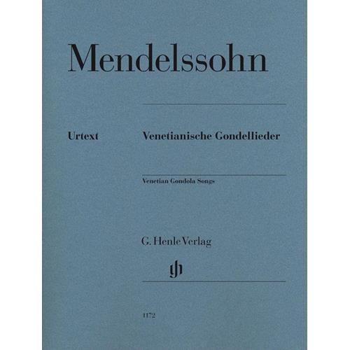 MENDELSSOHN F. B.: VENETIAN GONDOLA SONGS - URTEXT