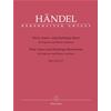 HANDEL G. F.: NINE AMEN AND HALLELUIA MOVEMENTS FOR SOPRANO AND BASSO CONTINUO HWV 269-277