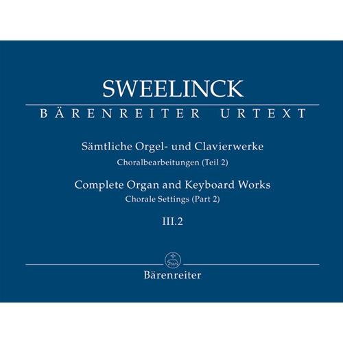 SWEELINCK J. P.: COMPLETE ORGAN AND KEYBOARD WORKS VOL. 3.2 - CHORALE SETTINGS (PART2) URTEXT