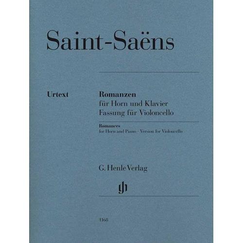 SAINT SAENS C.: ROMANCES OP. 36 E OP. 67 FOR HORN AND PIANO VERSIONE PER VIOLONCELLO - URTEXT