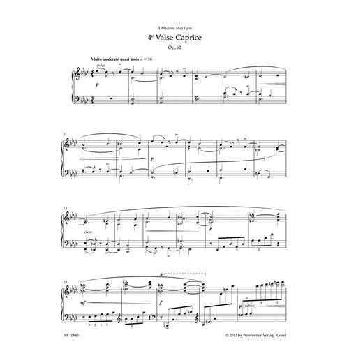 FAURÉ G.: VALSES - CAPRICES URTEXT