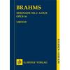 BRAHMS J.: SERENADE N. 2 A MAJ OP. 16 - URTEXT STUDY SCORE