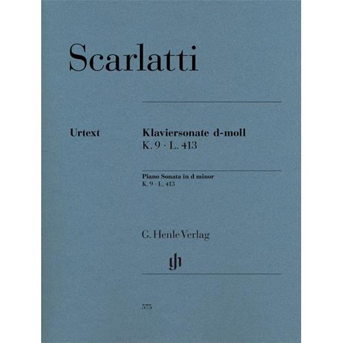 SCARLATTI D.: PIANO SONATA IN D MIN K. 9 L. 413 URTEXT