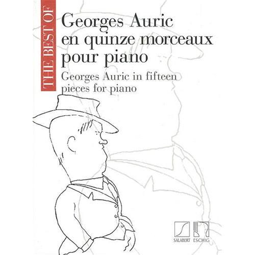 AURIC G.: GEORGES AURIC EN 15 MORCEAUX POUR PIANO