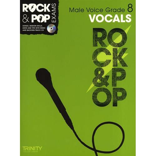 AA. VV.: ROCK & POP EXAMS: VOCALS - GRADE 8 MALE VOICE CON CD PLAY-ALONG TRINITY COLLEGE LONDON