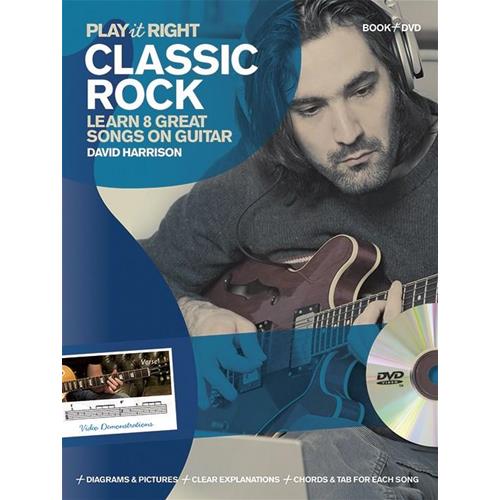 HARRISON D.: PLAY IT RIGHT - CLASSIC ROCK TAB CON DVD