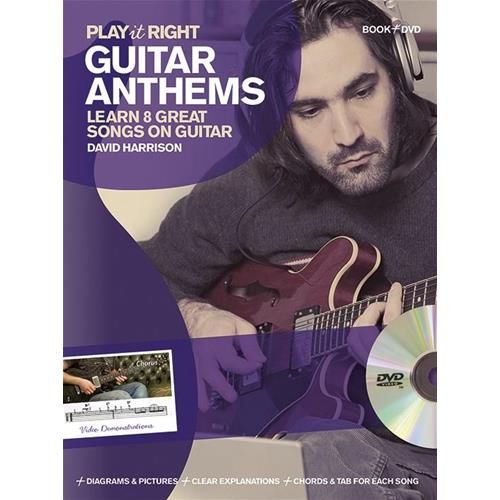 HARRISON D.: PLAY IT RIGHT - GUITAR ANTHEMS TAB CON DVD