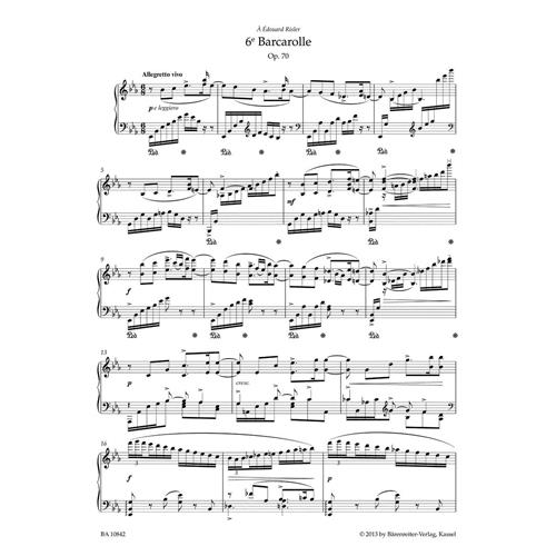 FAURÉ G.: BARCAROLLES URTEXT